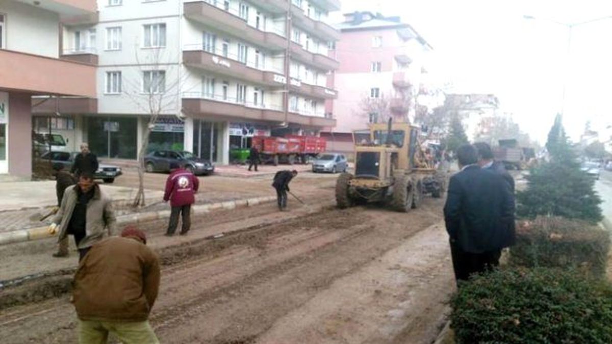 Seydişehir\'de Yol Çalışmaları