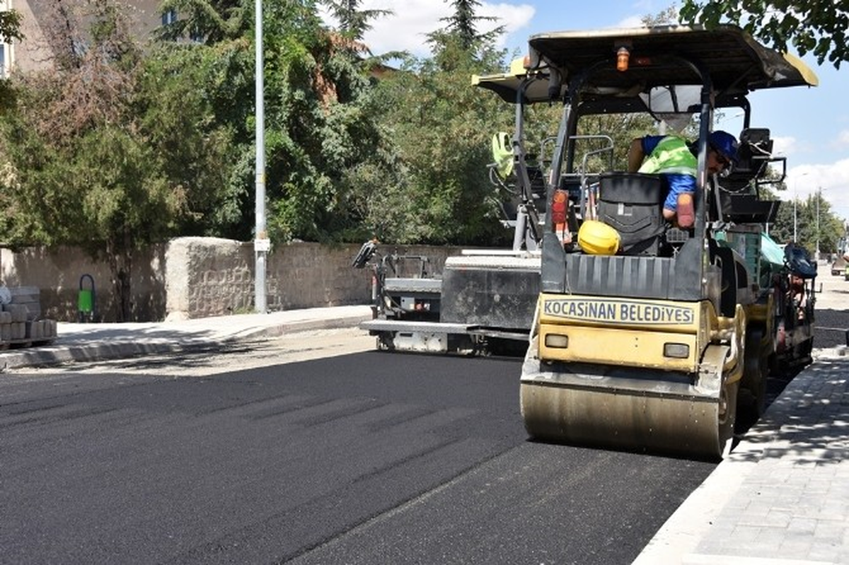 Yeni Kocasinan\'da Asfalt Çalışmaları Hızla Devam Ediyor