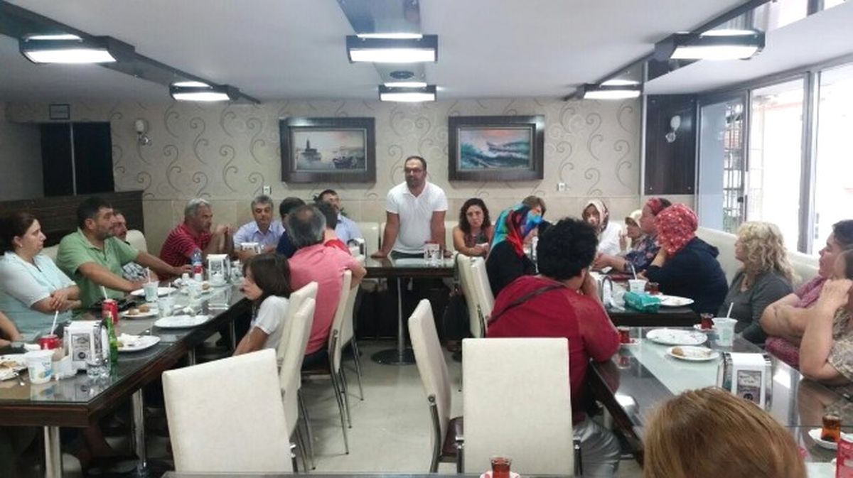 Alaçam Hem Müdürü\'ne Veda Yemeği