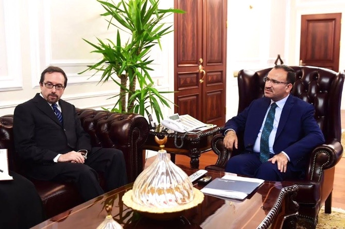 Bakan Bozdağ, ABD Büyükelçisi Bass\'ı Kabul Etti