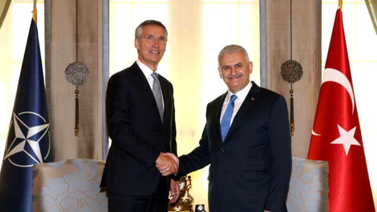 Başbakan Yıldırım, NATO Genel Sekreterini Kabul Etti