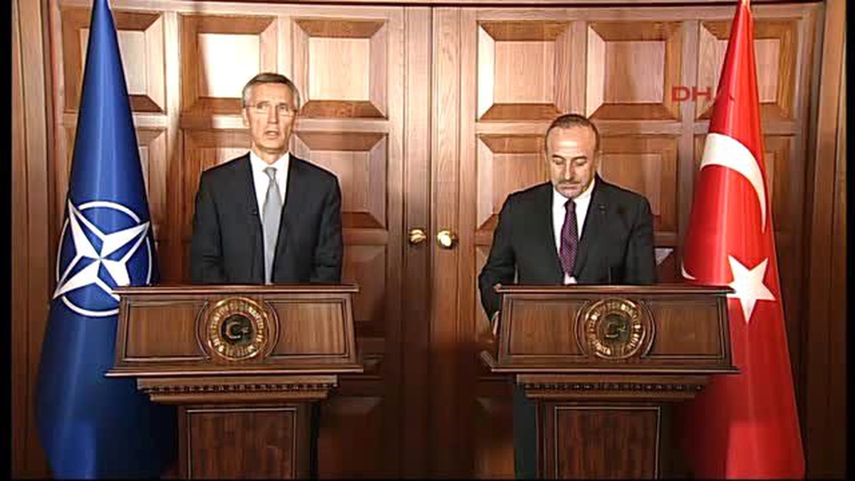 Çavuşoğlu NATO Genel Sekreteri Jens Stoltenberg ile Ortak Basın Toplantısıı Düzenledi 1
