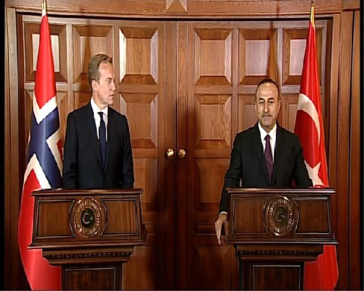 Dışişleri Bakanı Mevlüt Çavuşoğlu, Norveç Dışişleri Bakanı ile Görüştü