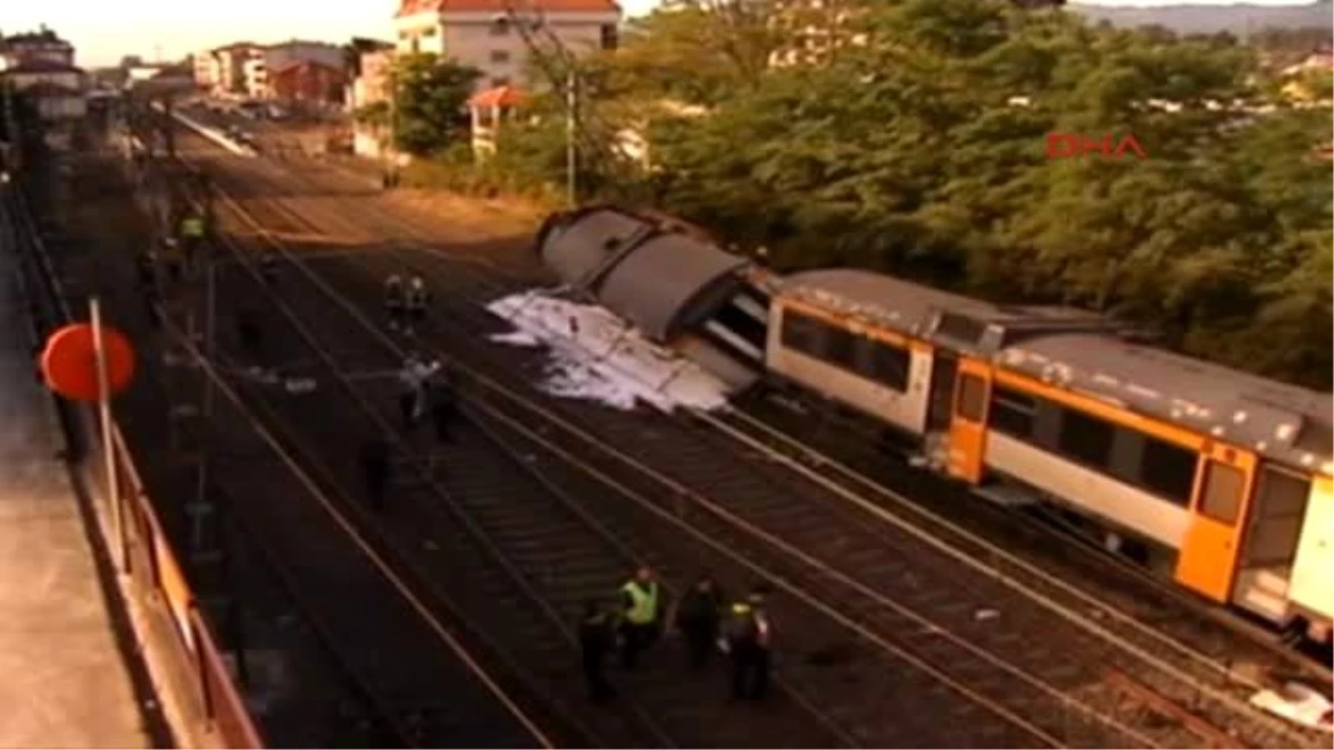 Galiçya?da Tren Kazası 4 Ölü 47 Yaralı