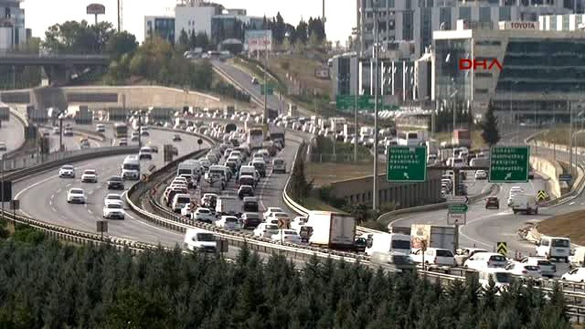 İstanbul\'da Trafik Yoğunluğu
