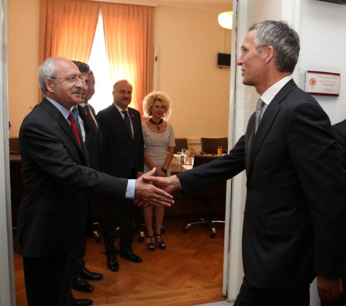 Kılıçdaroğlu, NATO Genel Sekreteri Stoltenberg\'le Görüştü