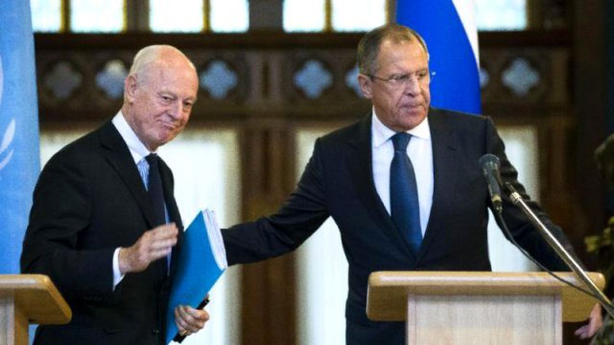 Lavrov ve de Mistura Cenevre\'de Görüştü