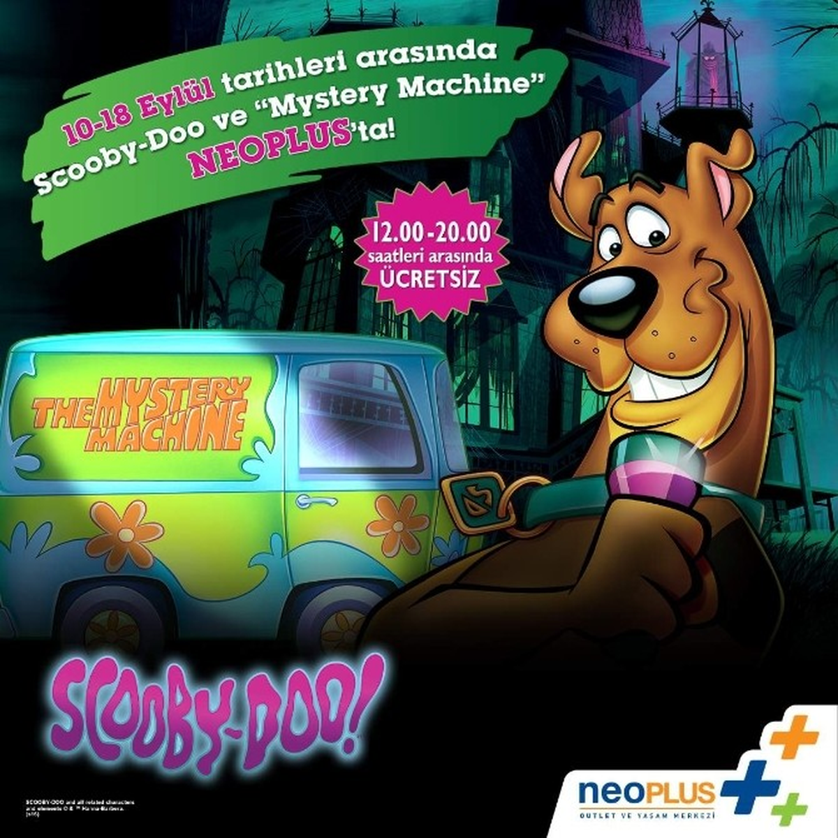 Scooby Doo ile Eğlence Neoplus\'ta