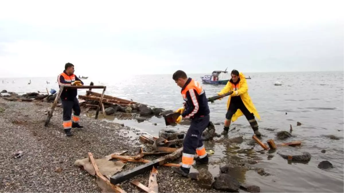 Abana Balıkçı Barınağı Girişindeki Çalışmalar