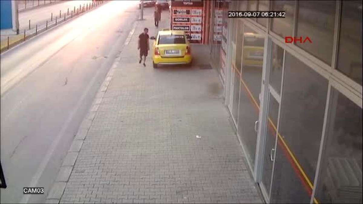 Adana Mağaza Soygunu Güvenlik Kamerasında