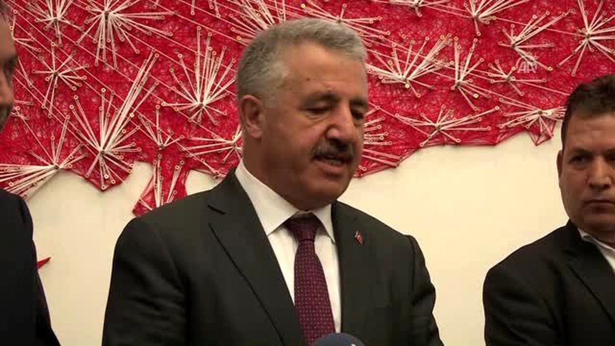 Ulaştırma, Denizcilik ve Haberleşme Bakanı Arslan Açıklaması