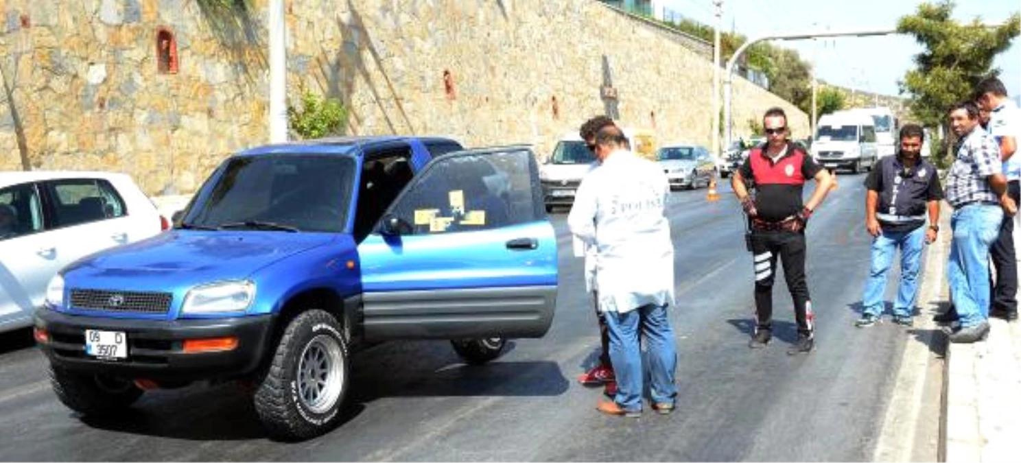 Bodrumlu İşletmeciye Küçük Kızının Yanında Cipinde Silahlı Saldırı