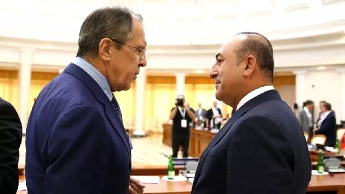 Çavuşoğlu ve Lavrov, Suriye\'yi Görüştü