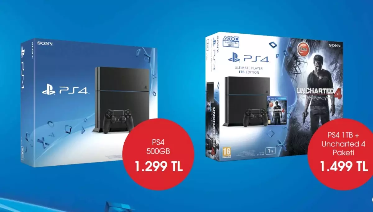 İşte Ps4 Modellerinin Yeni Fiyatları