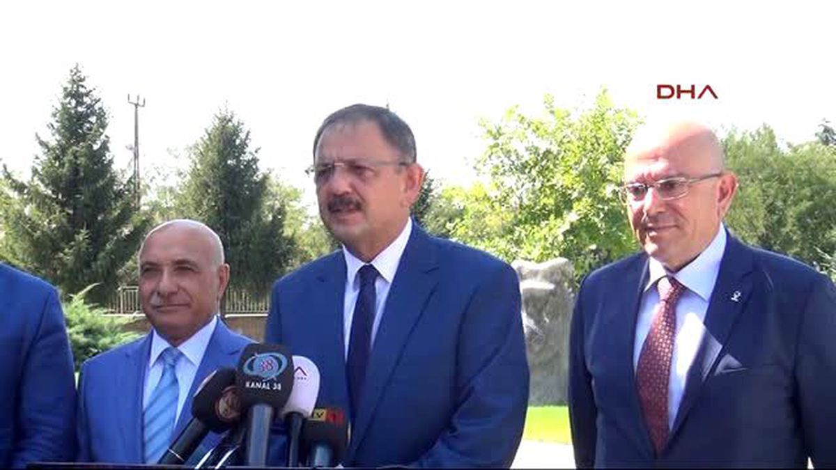 Kayseri- Çevre ve Şehircilik Bakanı Özhaseki, İçişleri Bakanlığının 28 Belediyedeki...