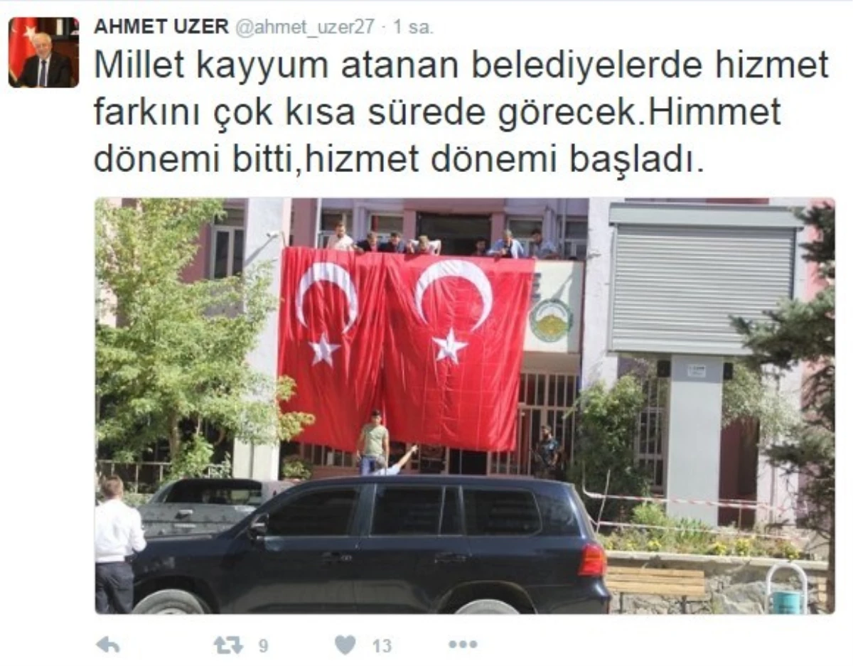 Milletvekili Ahmet Uzer\'den \'Kayyum\' Açıklaması