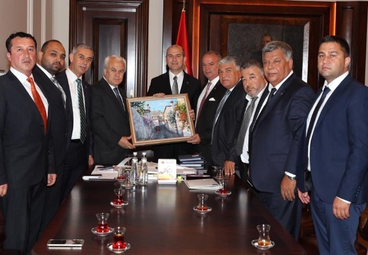 Muğla\'dan Bakan Soylu\'ya Hayırlı Olsun Ziyareti