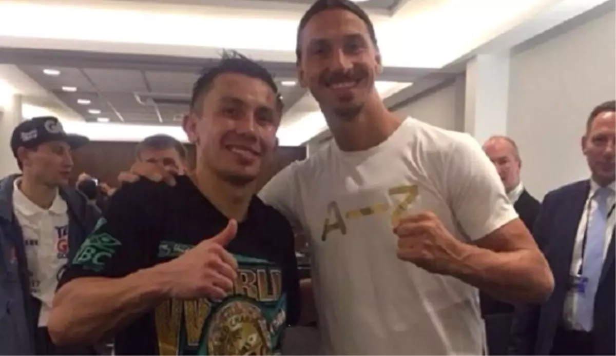 Zlatan\'dan Şampiyon Golovkin\'e Ziyaret!