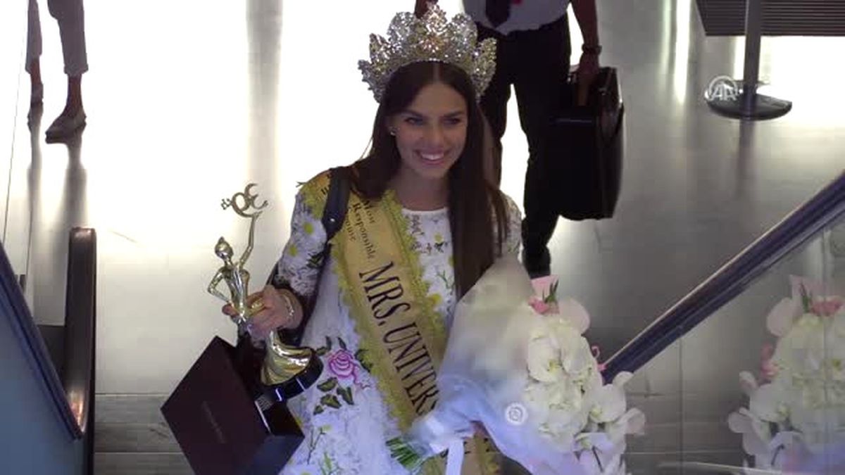 Mrs Universe 2016" Birincisi Olga Torner Kiev\'de
