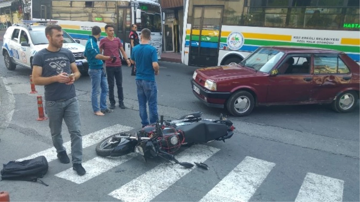 Yarım Saat İçinde 2 Ayrı Motosiklet Kazası: 2 Yaralı