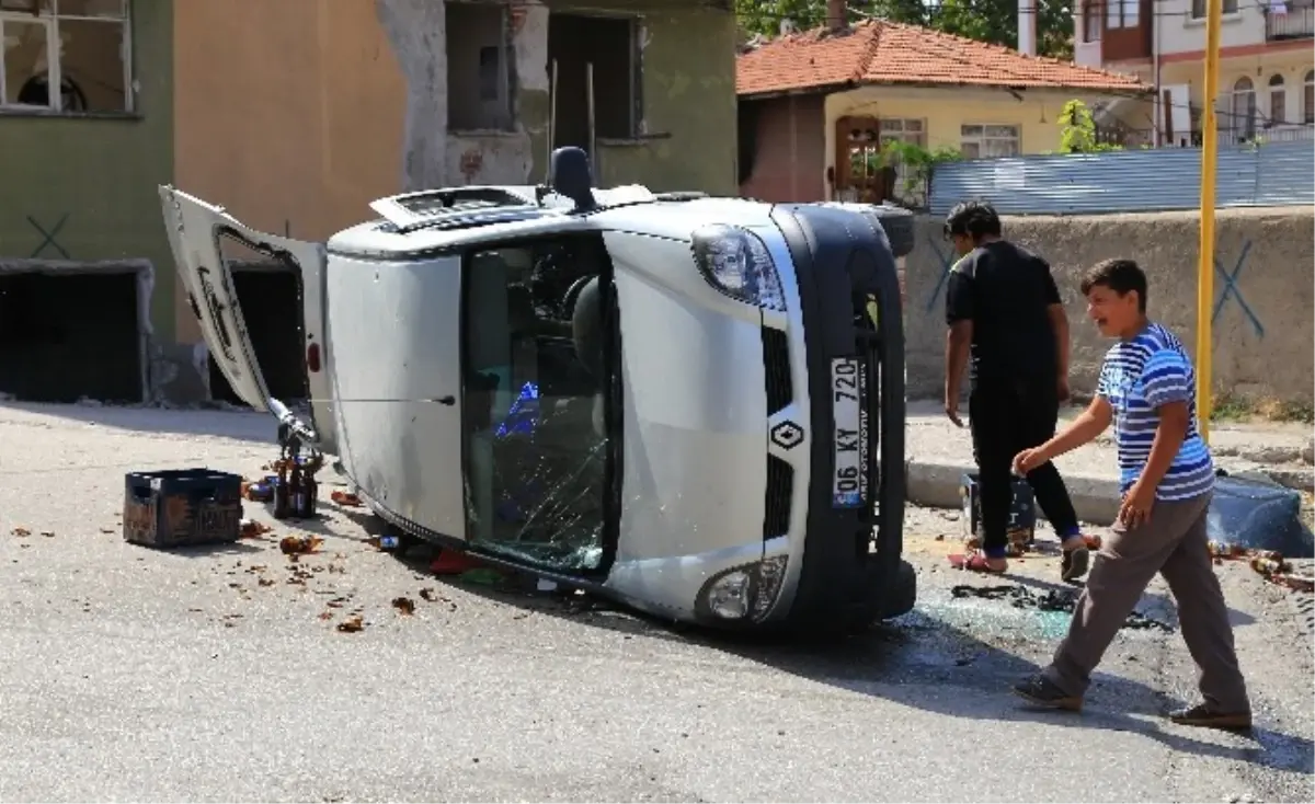 Başkent\'te Trafik Kazası: 1 Yaralı