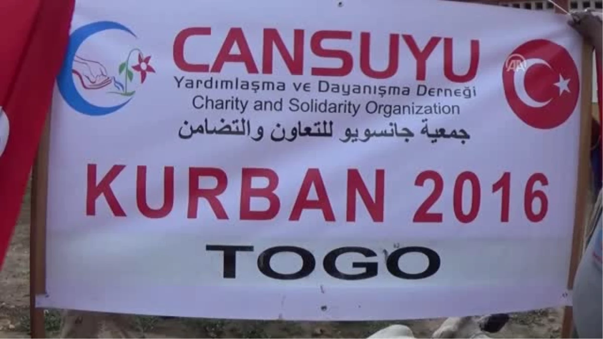Cansuyu Derneğinden Togo\'ya Kurban Yardımı