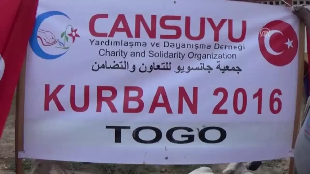 Cansuyu Derneğinden Togo'ya Kurban Yardımı