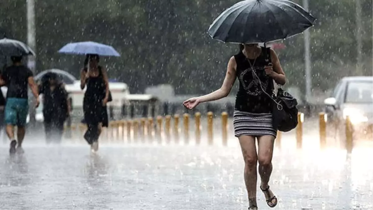 Meteoroloji\'den Sağanak ve Gök Gürültülü Sağanak Yağış Uyarısı!