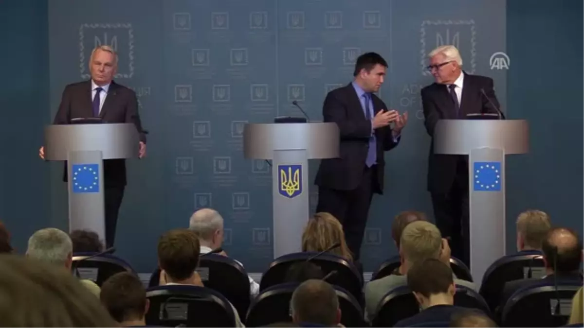 Steinmeier ve Ayrault Ukrayna\'da - Kiev