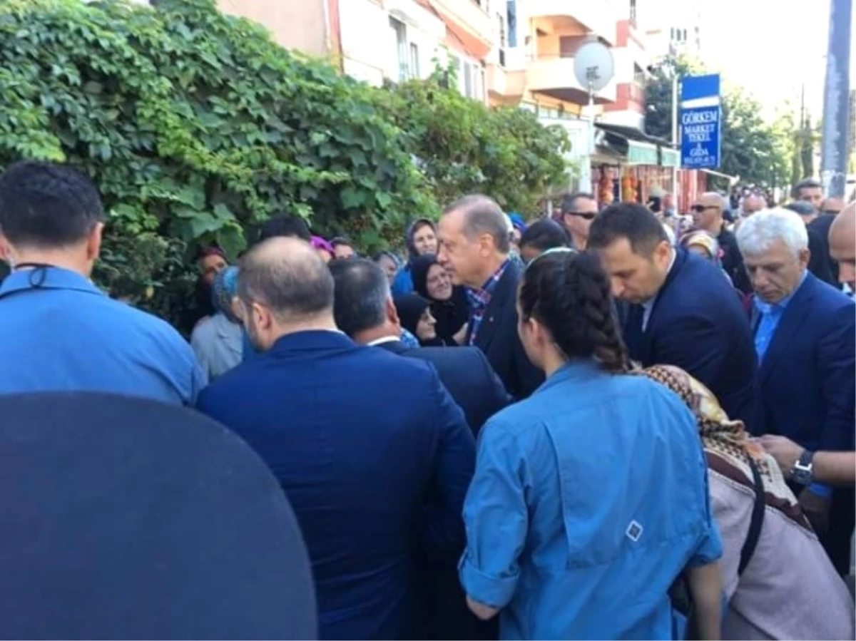 Erdoğan\'dan Eniştesine Taziye Ziyareti!