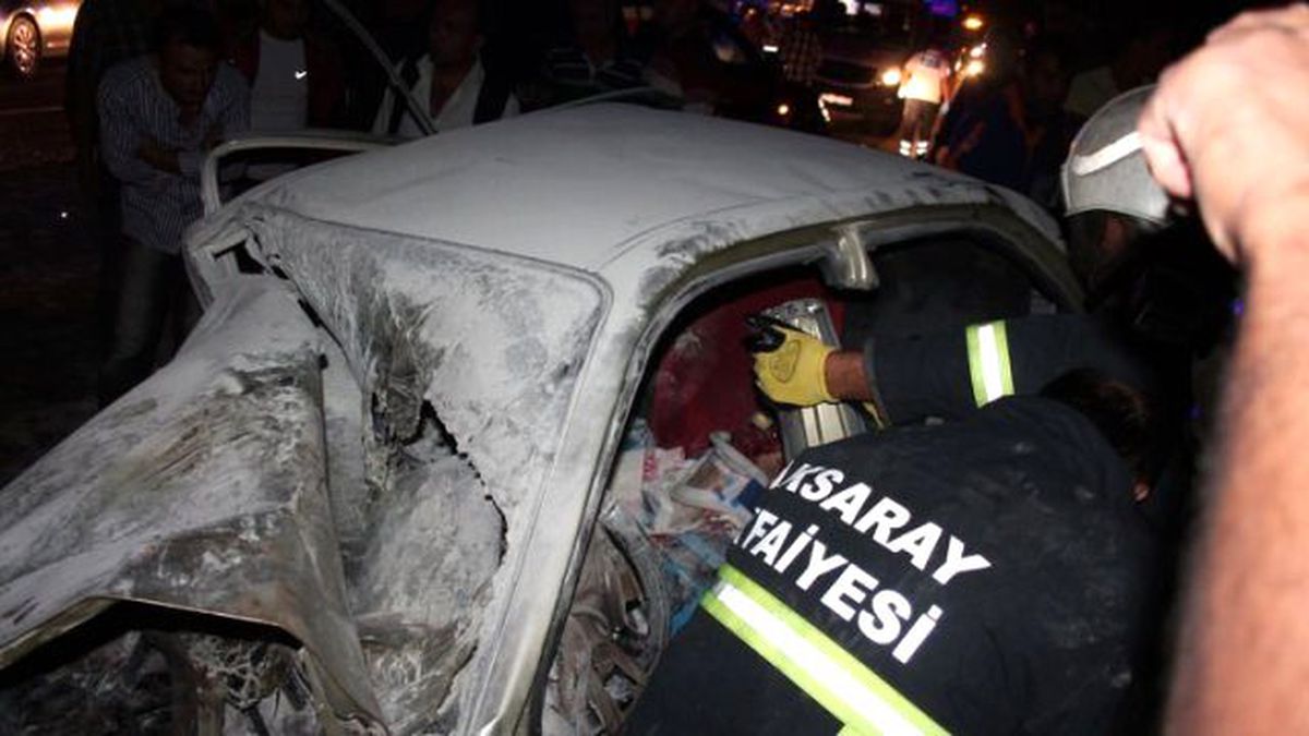 Aksaray\'daki Trafik Kazası