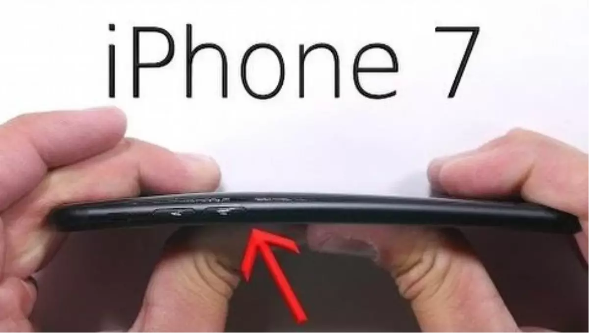 İphone 7\'ye İlk Bükülme Testi!