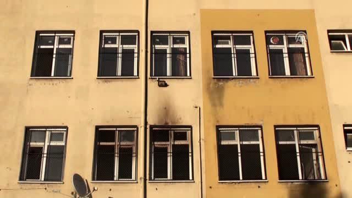 Gaziantep\'te Okula Molotofkokteylli Saldırı