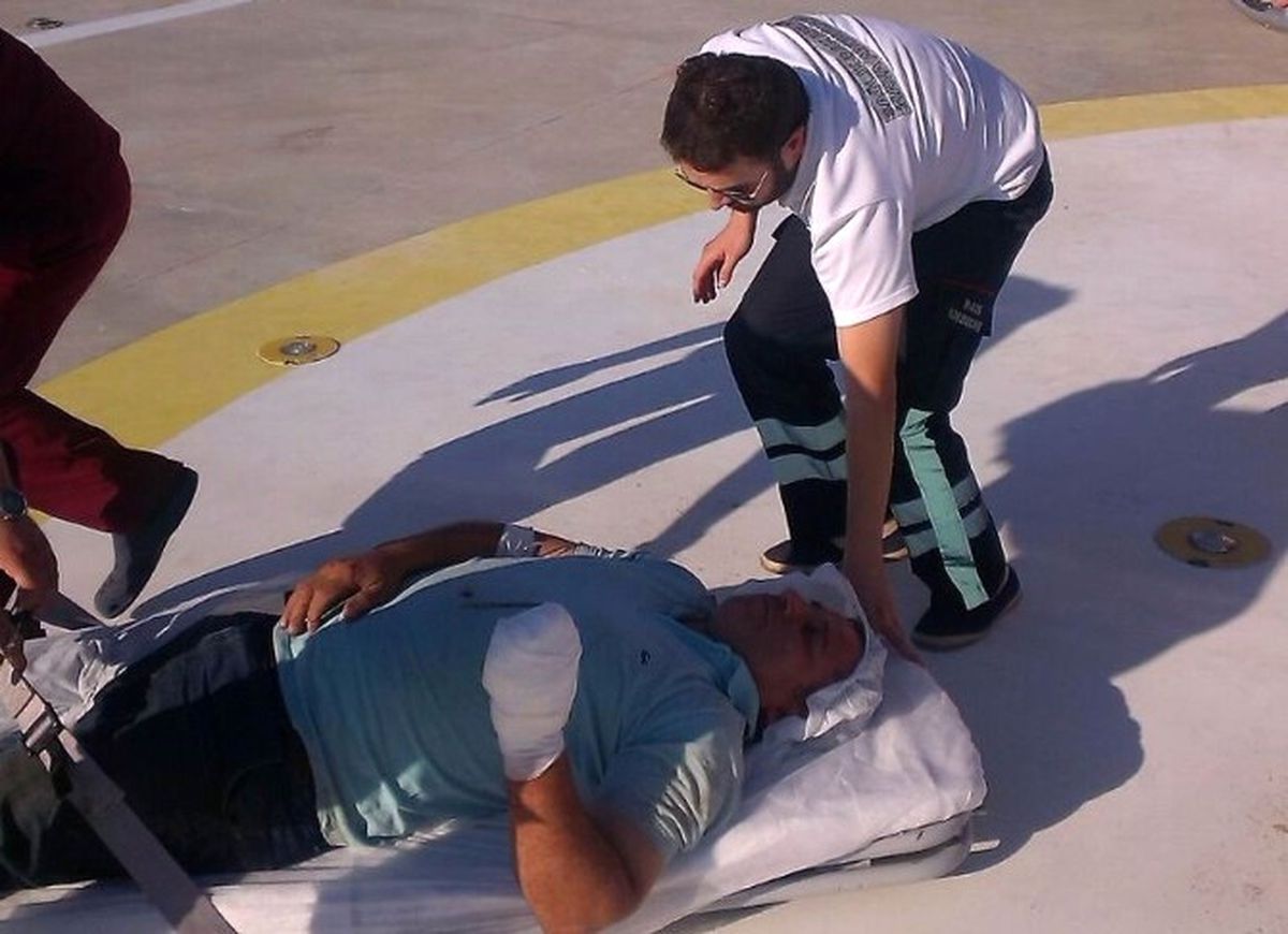 Kopan Parmakları Ambulans Helikopter ile Hastaneye Yetiştirildi