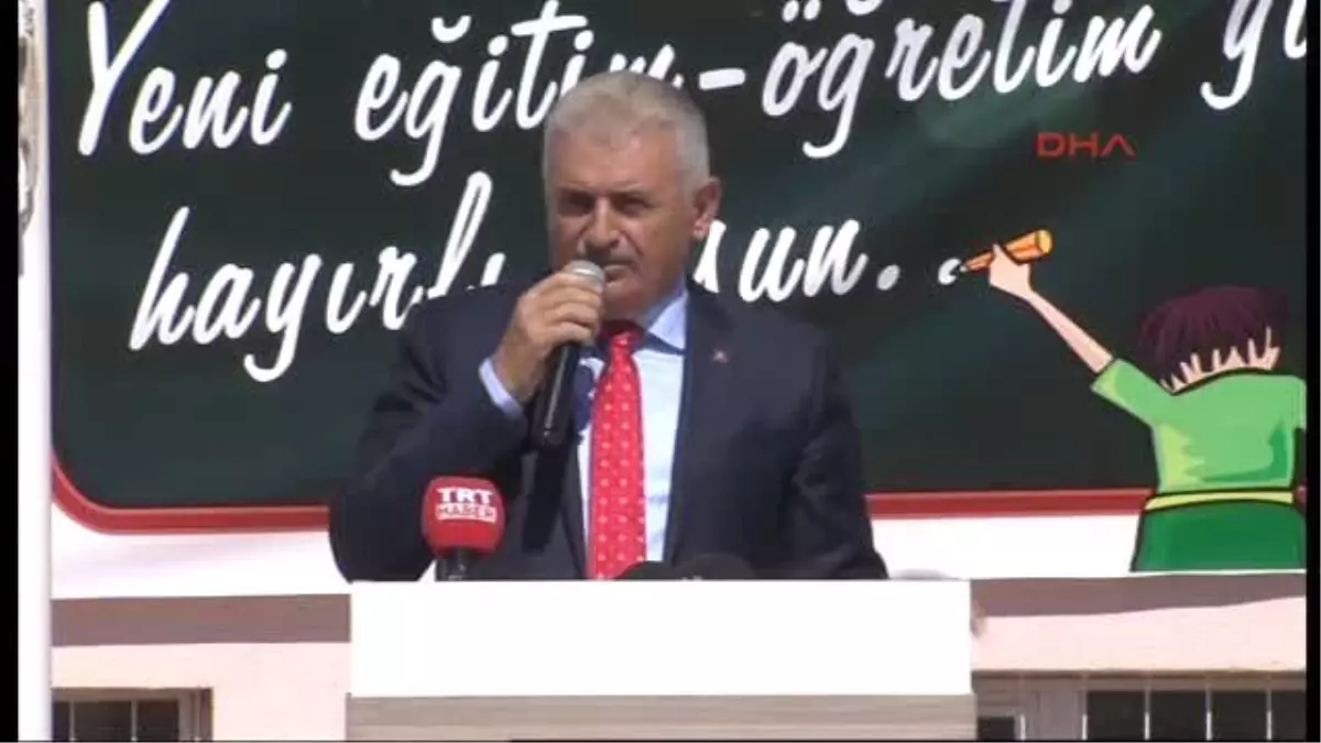 Erzincan Başbakan Yıldırım 2016- 2017 Eğitim Öğretim Yılının İlk Ders Zilini Çaldı