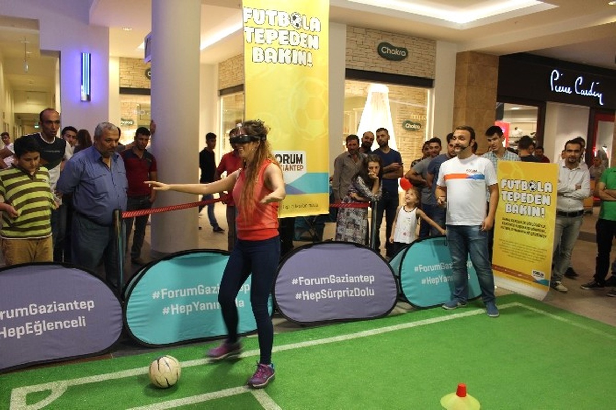 Forum Gaziantep\'te Futbolu Kuşbakışı Oynadılar