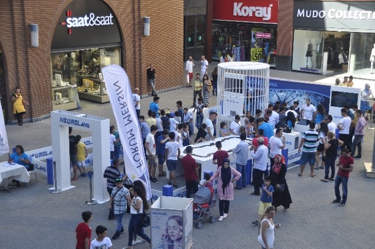 Forum Mersin Ziyaretçileri, Neuroland ile Zihin Güçlerini Kontrol Etti
