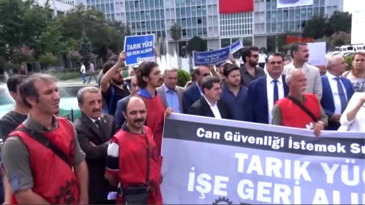 İşten Çıkartılan Arkadaşları İçin İbb Önünde Eylem Yaptılar