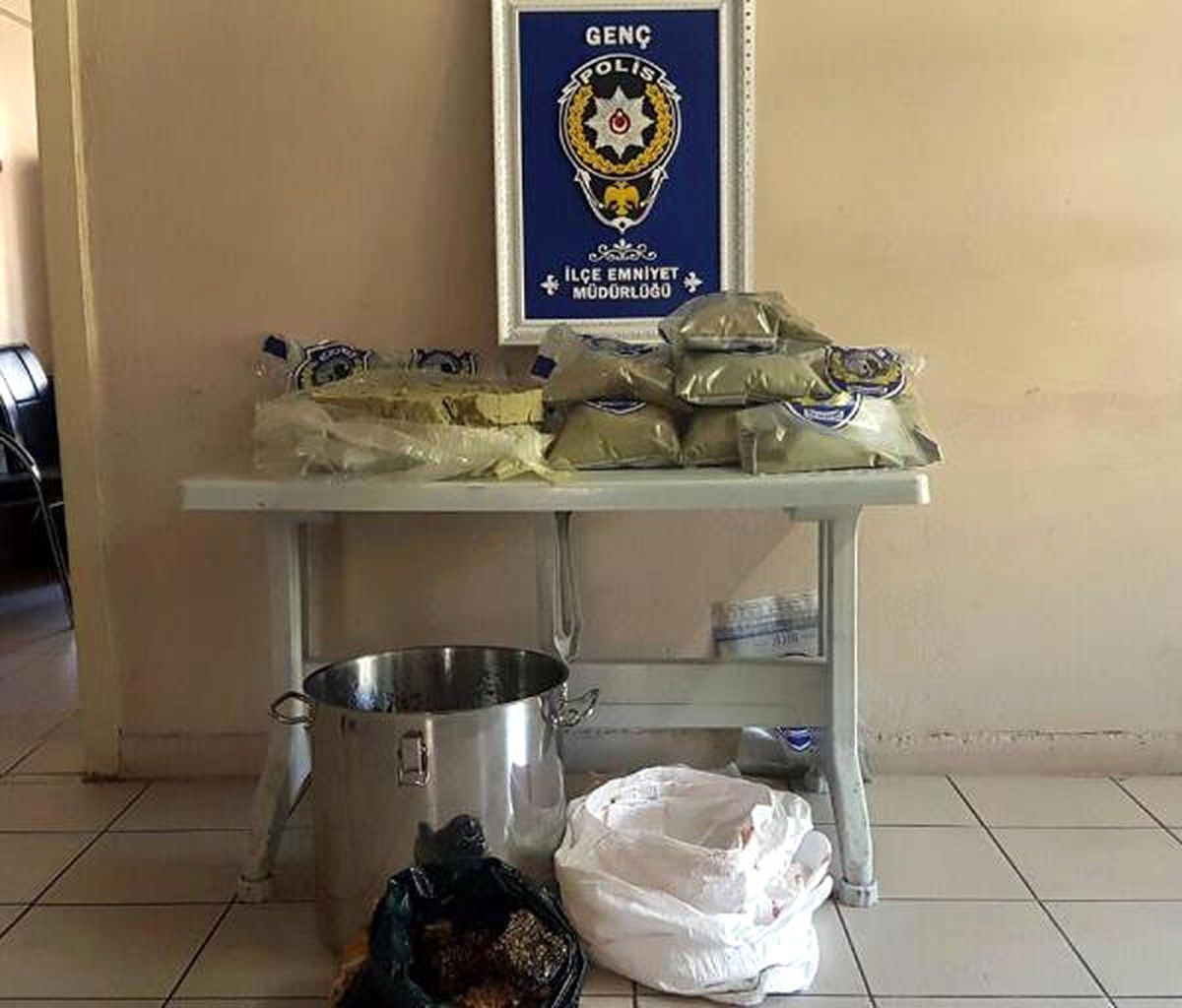 Kargo Kamyonundaki Bal Kazanı İçinde 20 Kilo Esrar