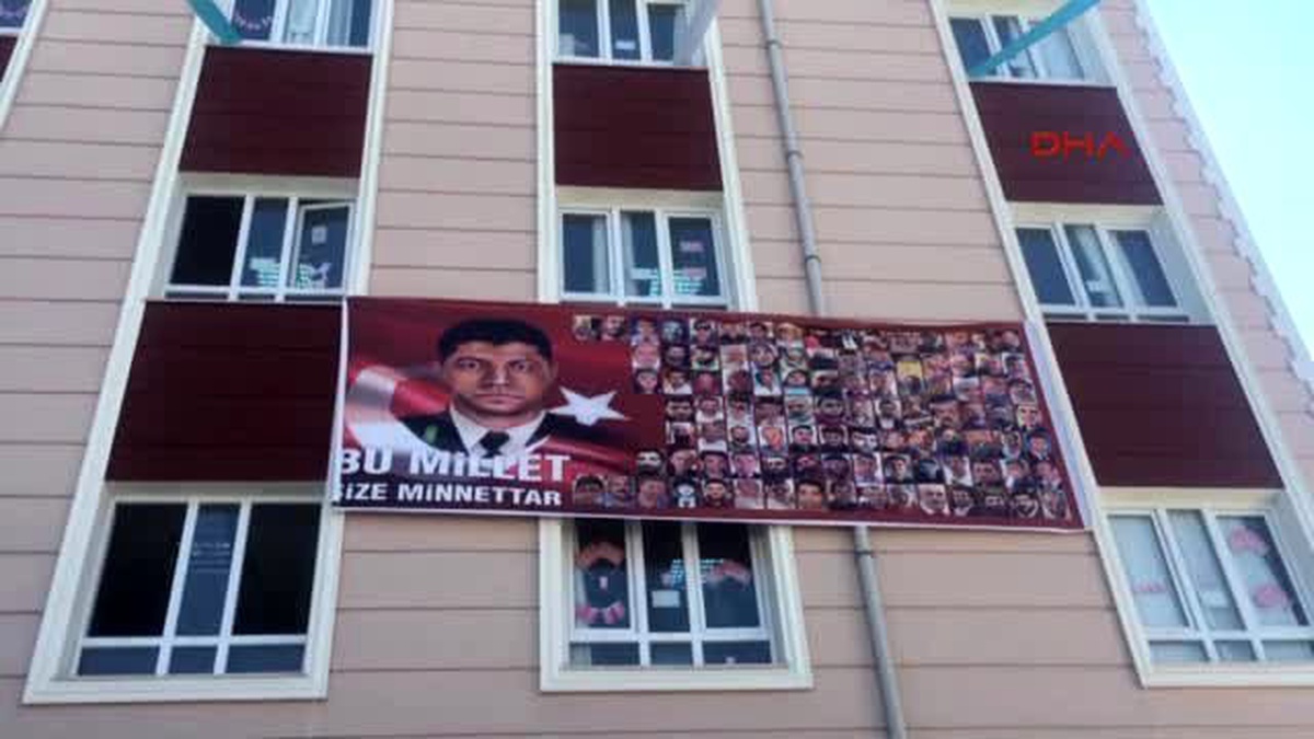 Osmaniye Okuldaki Törende Şehit Halisdemir Canlandırıldı