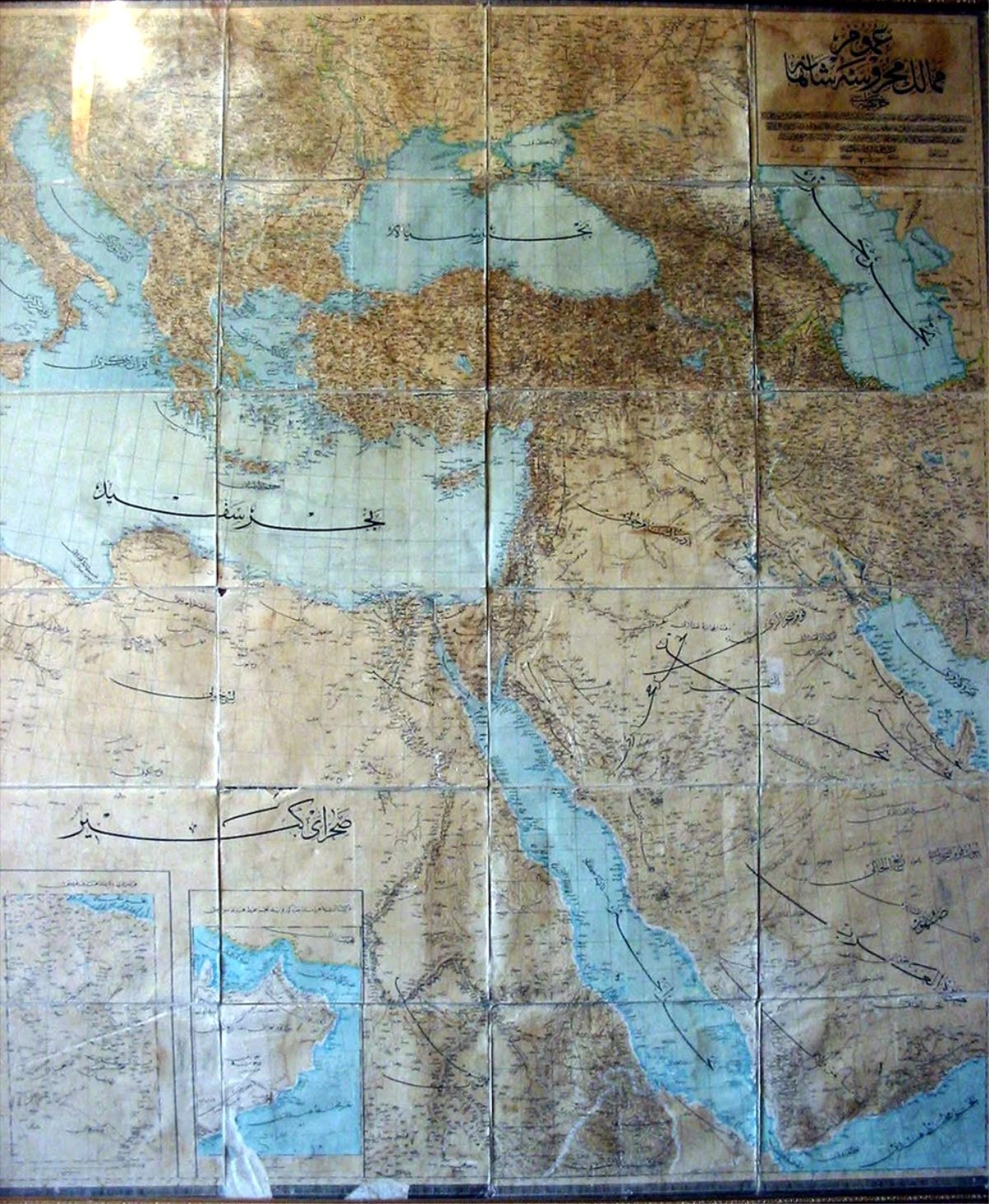 Müzedeki Osmanlı Haritasına Yoğun İlgi