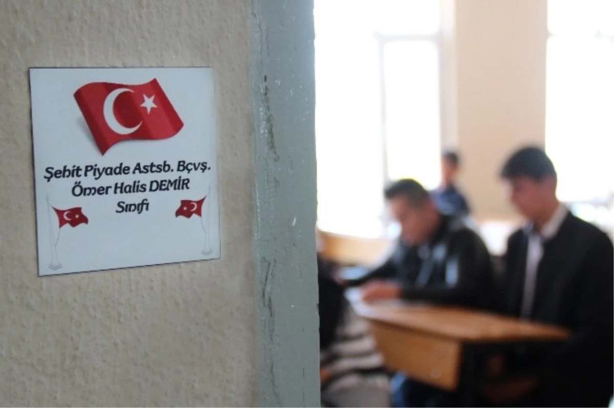 15 Temmuz Şehitlerinin İsimleri Yunak İmam Hatip Lisesi Sınıflarında Yaşayacak