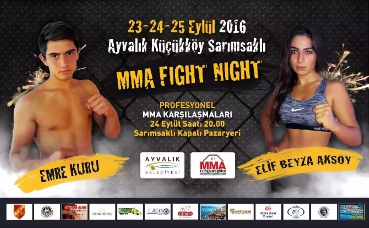 Ayvalık Mma Şampiyonasına Ev Sahipliği Yapacak