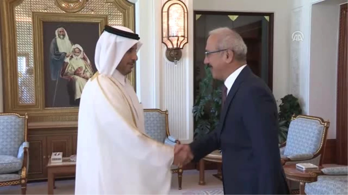 Bakan Elvan, Katar Başbakanı Şeyh Abdullah Bin Nasser Al Than Tarafından Kabul Edildi