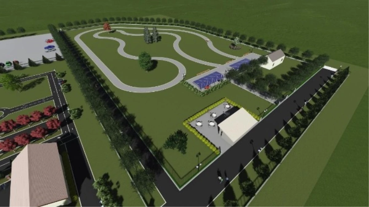 Cihanbeyli\'ye Trafik Eğitim Parki ve Go Kart Kazandırılıyor