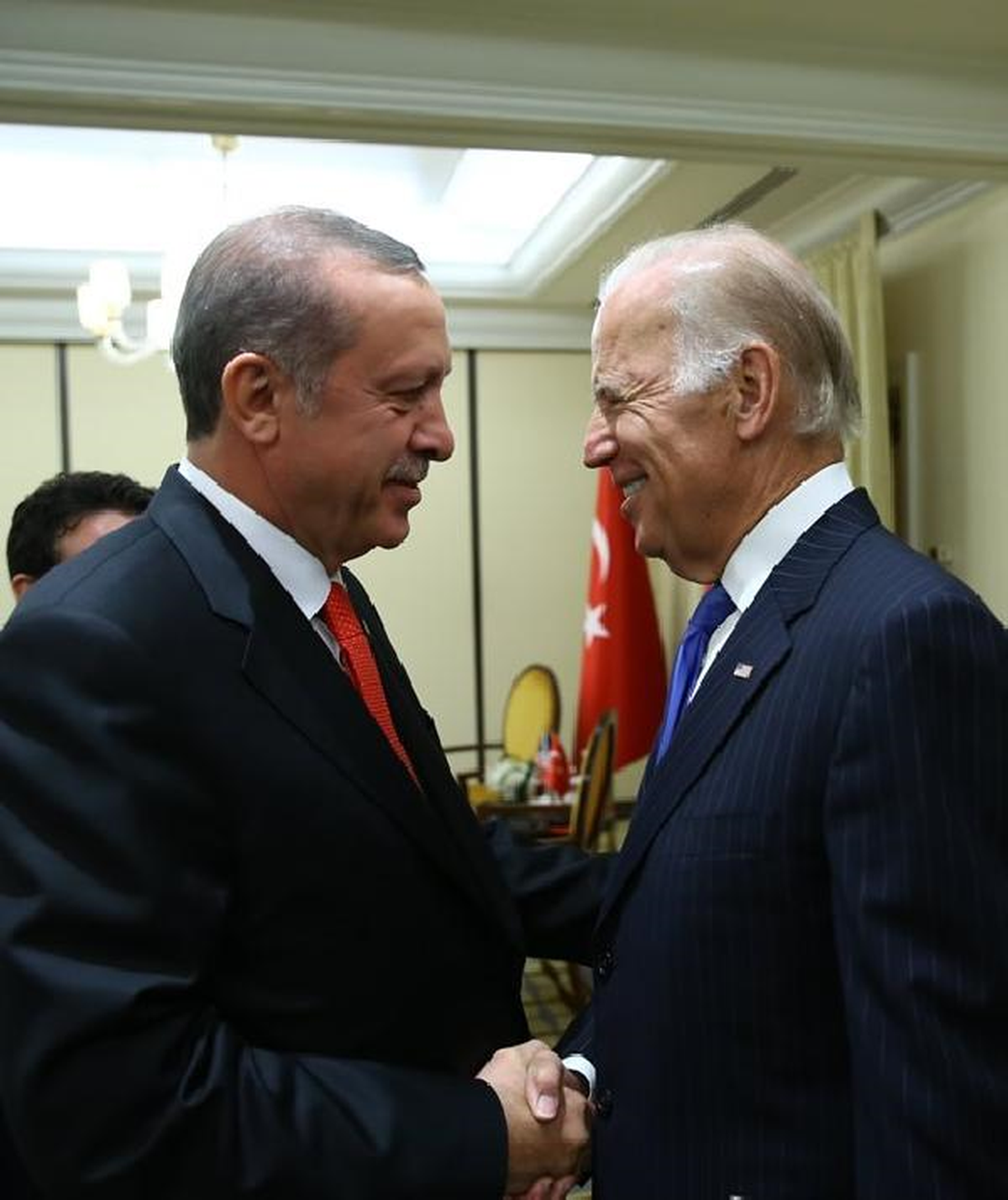 Cumhurbaşkanı Erdoğan, ABD Başkan Yardımcısı Joe Biden\'ı Kabul Etti