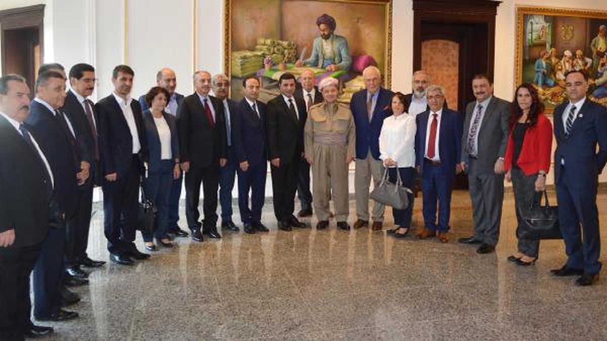 Demirtaş Başkanlığındaki Hdp Heyeti Erbil\'de (2)