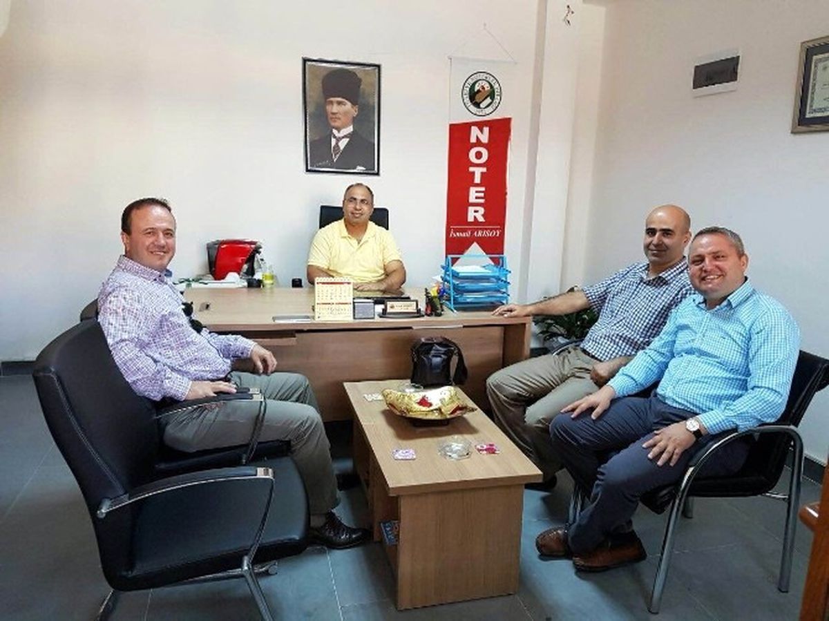 İhlas\'tan Karataş Noteri Arısoy\'a "Hayırlı Olsun" Ziyareti