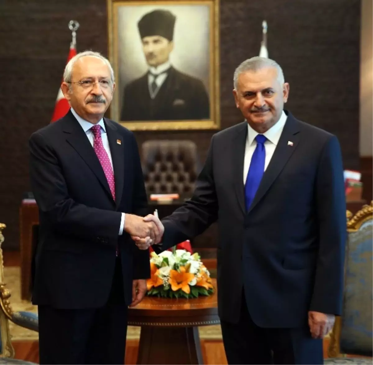 Başbakan Yıldırım-Kılıçdaroğlu Görüşmesi Sona Erdi