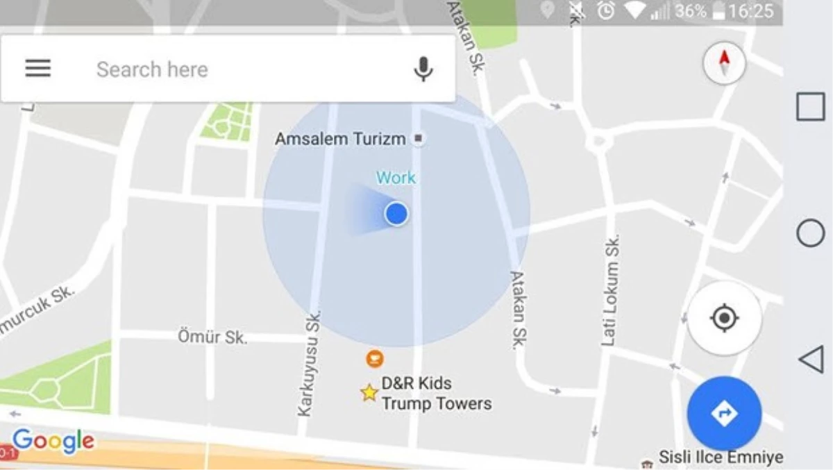 Google Maps\'teki Değişikliği Fark Ettiniz Mi?